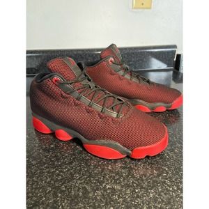 Jordan Horizon Low Black Gym Red 845099-001 Big Kid Size 6.5y
